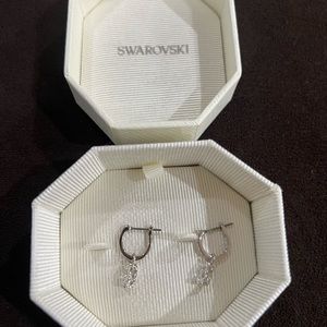 Swarovski Millenia hoop earrings